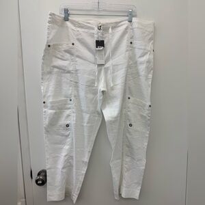 Eileen Fisher Organic Linen Blend Pants Size 18